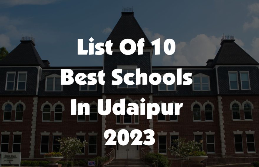 10 best schools in Udaipur